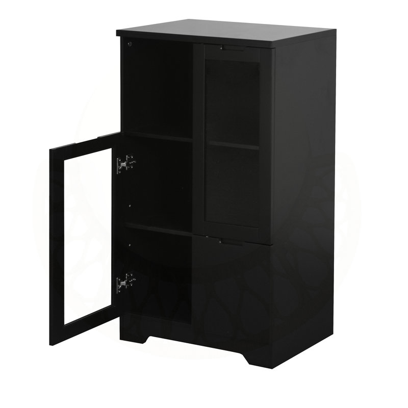 Kendon 25.6 Metal Sideboard, Black