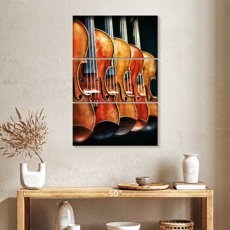 Abarca rangée de violons, H 38 po x l 24 po