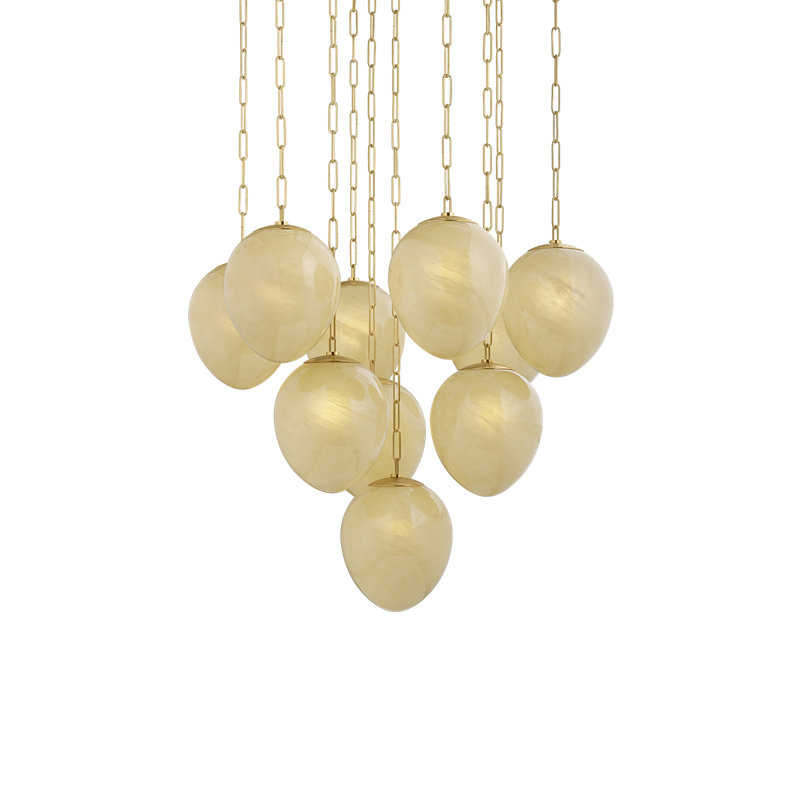Cherrytown 4 - Light Chandelier, 39.75" H x 39.5" W x 39.5" D, 3 Tiers