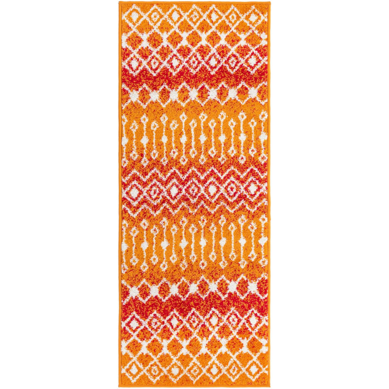 Abstract Indoor Rug, Runner 2' x 5'
