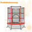 Jennie Freeport Park 165cm Hexagon Backyard Trampoline with Safety Enclosure