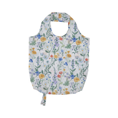 Cottage Garden Cotton Picnic Tote Bag