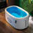 Portable inflatable Oval Ice Bath Cold Plunge Tub with Chiller and Heater-99088474
