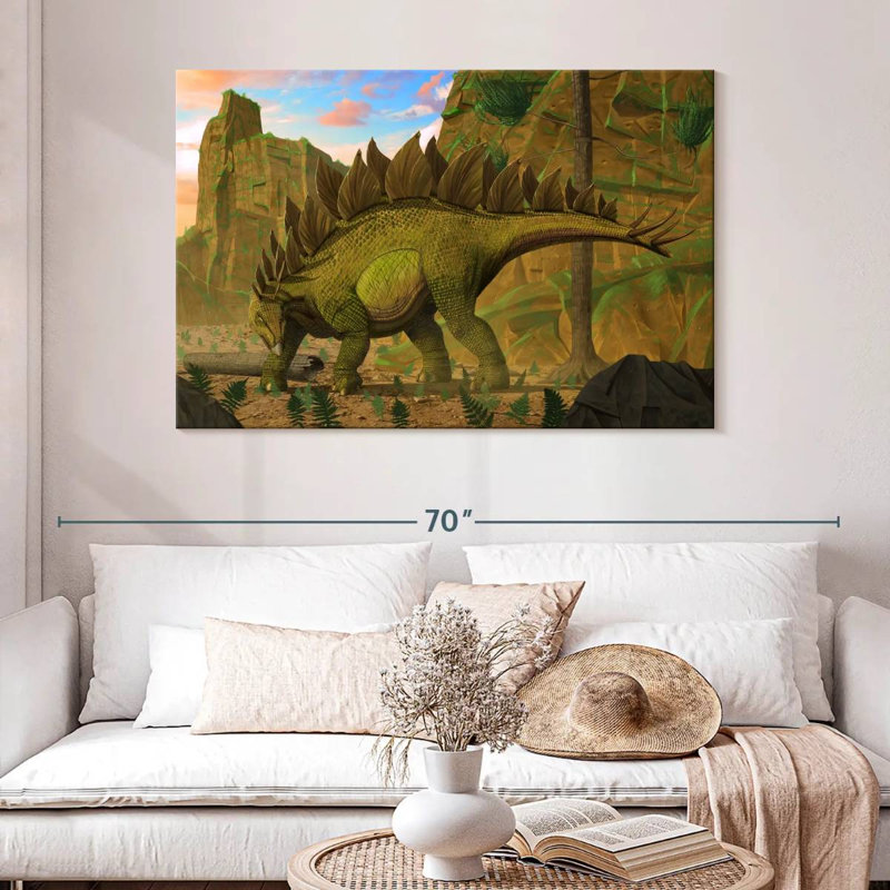 Brampt Stegosaurus, 32" H x 48" W