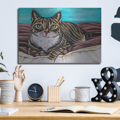 «Kaleidoscope Comfy Cat» par Carolee Vitaletti