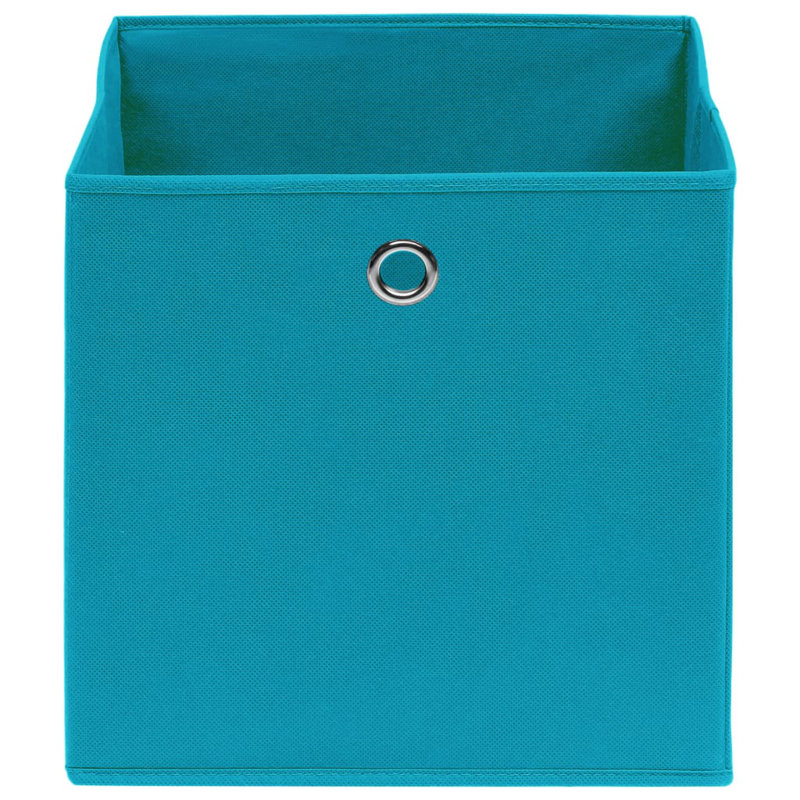 Boîte de rangement pliable en tissu non tissé, Gray, 10