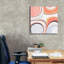 «Fluid Rings 2» par Annie Warren, art mural sur toile, 26 po x 26 po