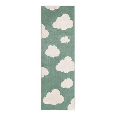 Unique Loom Clouds Whimsy Kids Rug