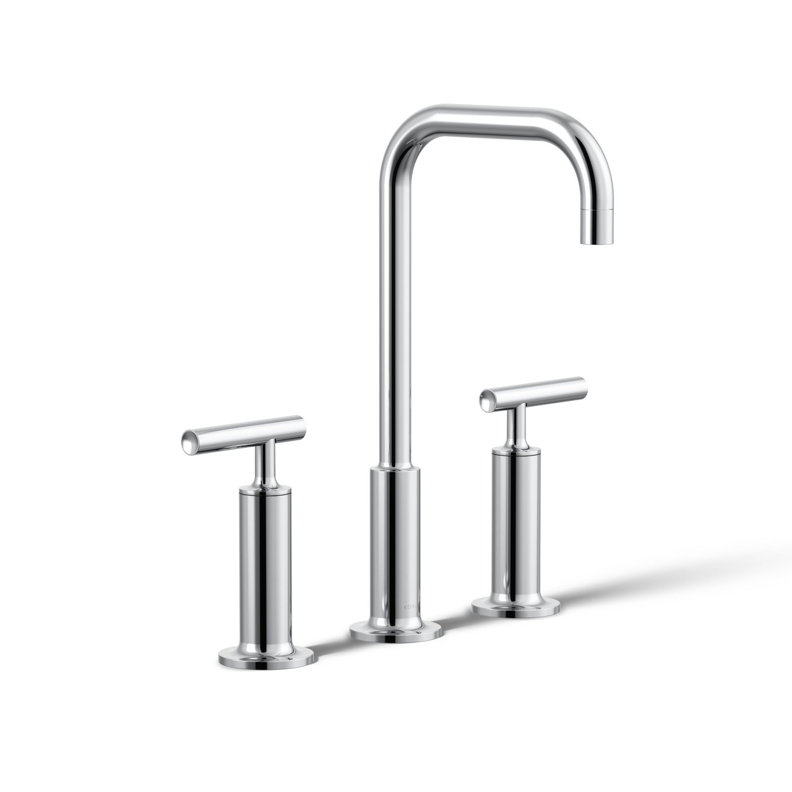 Purist Widespread Bathroom Faucet, Polished Chrome