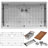 Ruvati Workstation Rounded Corners Undermount Ledge Kitchen Sink with Accessories-101378019
