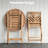 2 - Person Acacia Wood Foldable Patio Dining Set with Round Table and Cushions