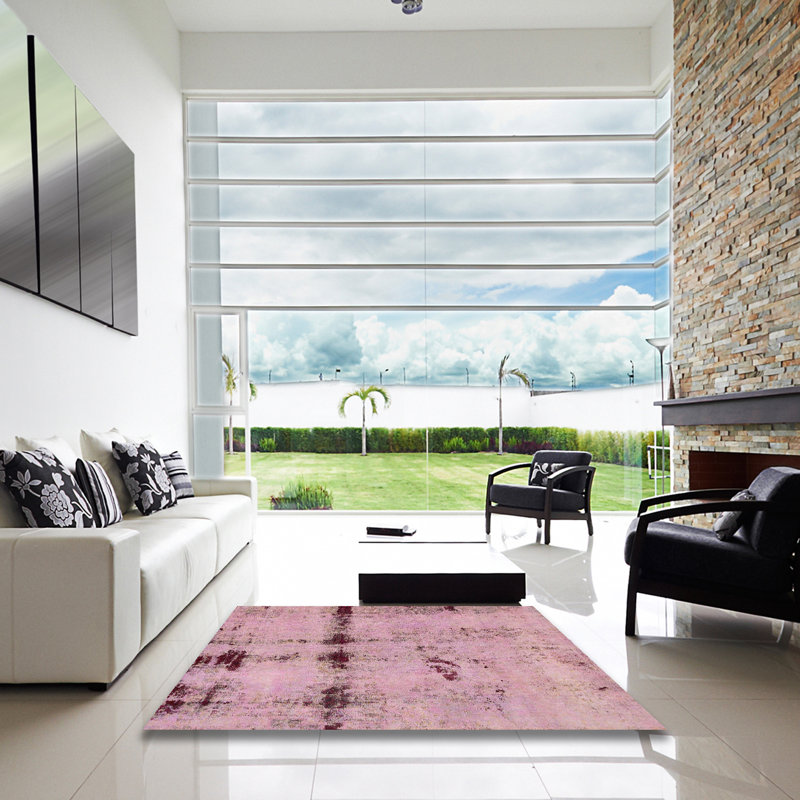 Tapis abstrait moderne 5641, Carré 8 pi