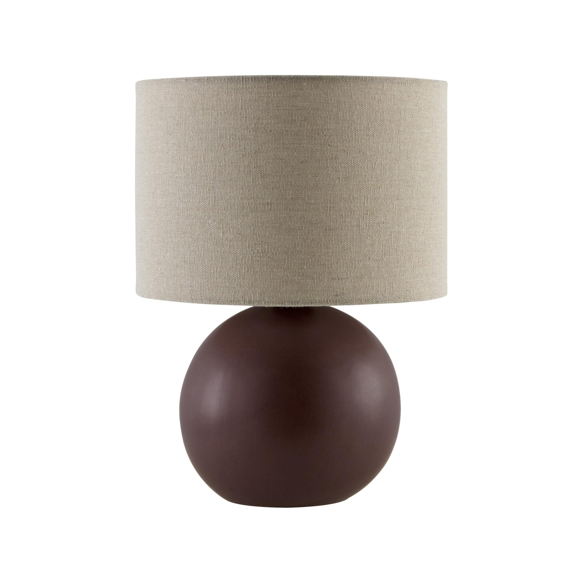 Pramit Accent Table Lamp, Brown