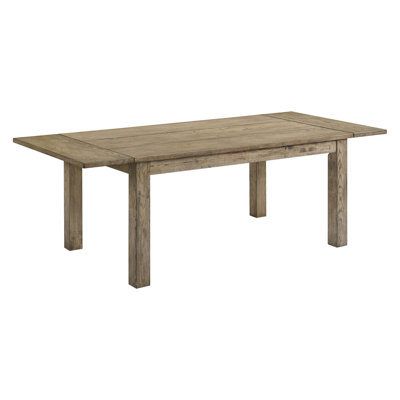 87-Inch Solid Wood Extension Dining Table, Vineyard Oak