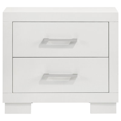 Bernida 2-drawer Nightstand Snow White