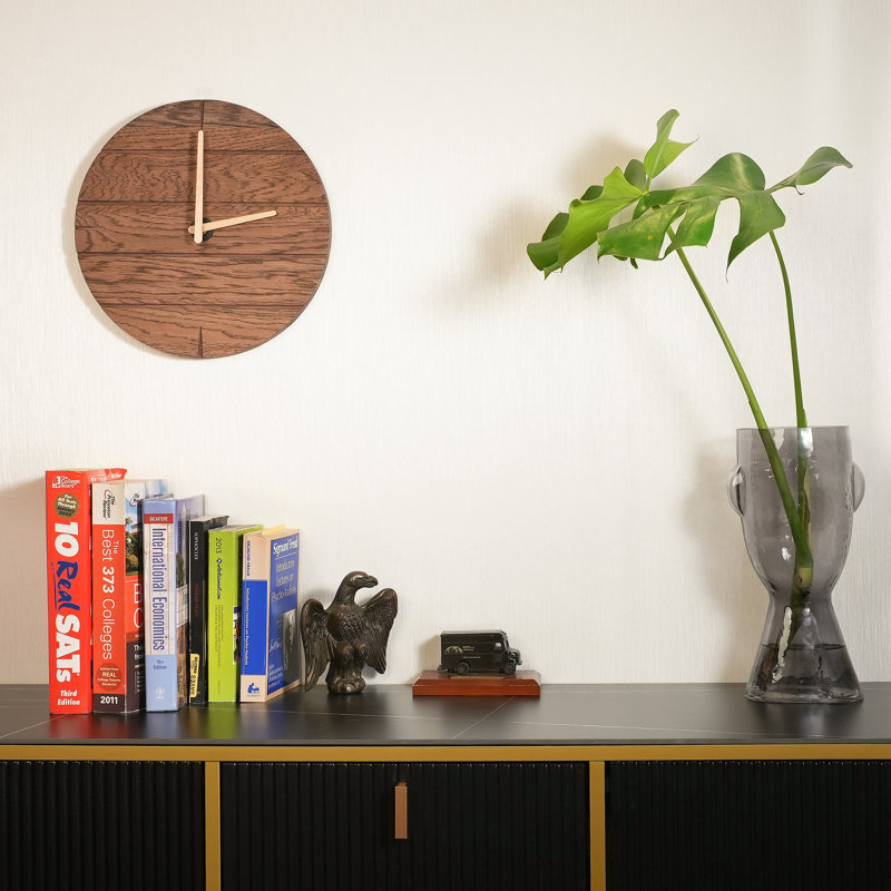 Wood Analog Wall Clock