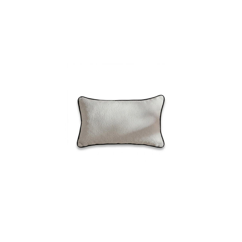 White Rectangular Cushion Cover