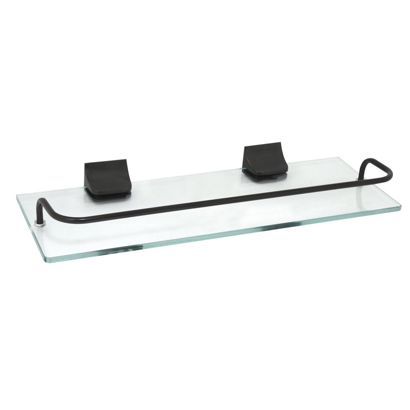 Étagère murale en verre akhlaq, Bronze huilé