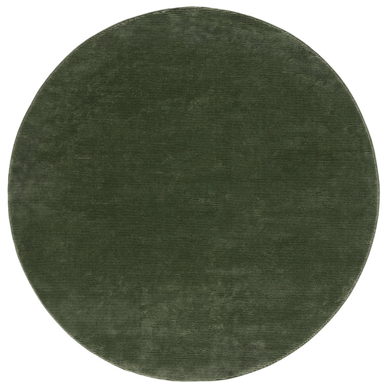 Revive Solid Color Area Rug In Green