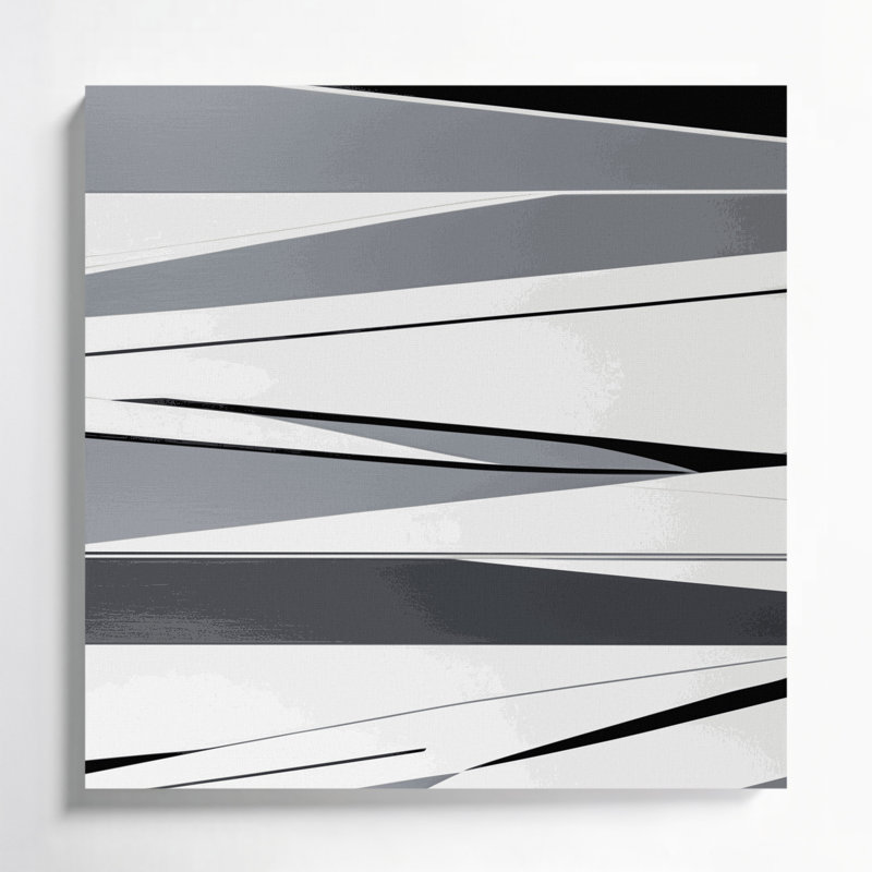Art mural rigide sur toile 77, H 12 po x l 12 po