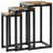 Hallock Solid Wood Sled Nesting Tables