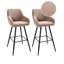 CASMALIA Upholstered Bar Stool with Steel Frame-1480871259