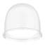 Couvercle de machine à barbe à papa, bouclier en forme de dôme en acrylique transparent, écran à barbe à barbe à papa compatible avec les machines à barbe à papa de 15 pouces
