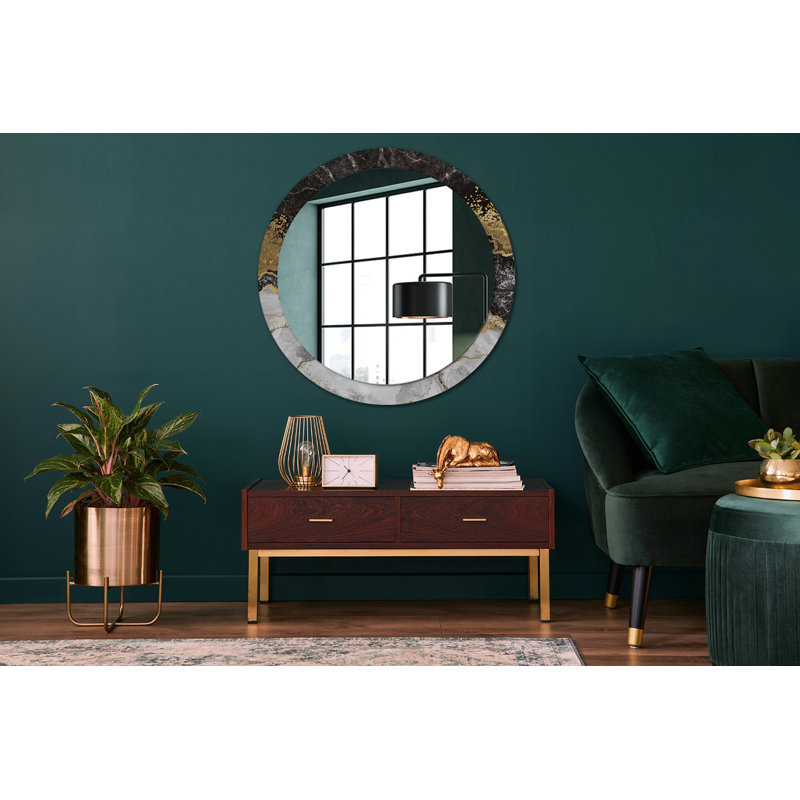 Huldar Glass Flat Wall Mirror
