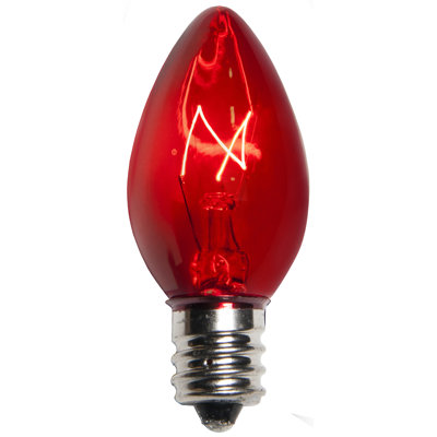 C7 Incandescent Christmas Light Bulbs