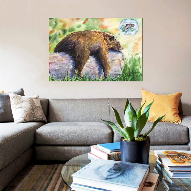 « rêver », reproduction d’impression sur toile, H 8 po x l 12 po x P 0,75 po, Toile tendue
