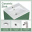 Meuble-lavabo avec lavabo et tablette réglable-5898094
