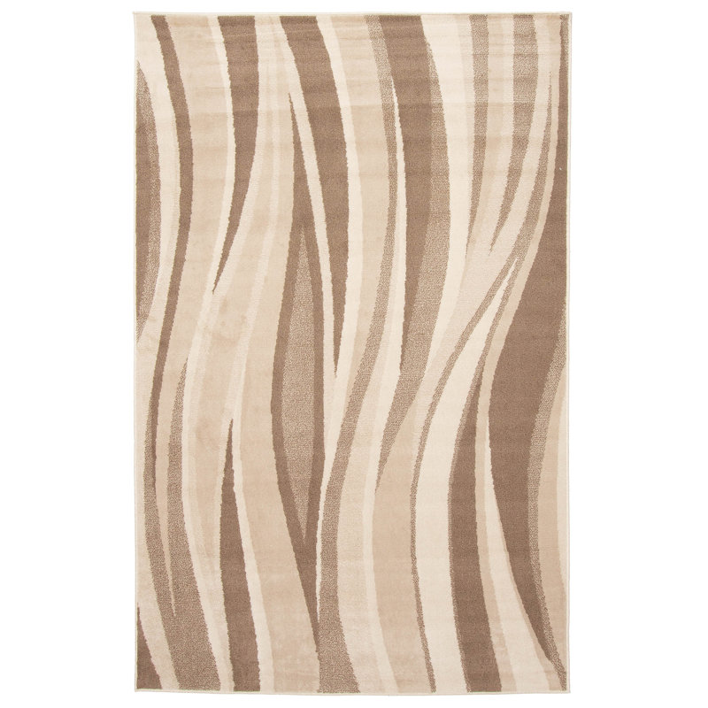 Mirage Beige Rug, Rectangle 5' x 8'
