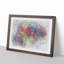 Multi-Coloured Rainbow Roses in Abstract - Framed Print-55727942-55727941