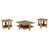 3 Pieces: 2 End Tables, Coffee Table selected