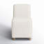 Hobson Upholstered Parsons Chair in Cream