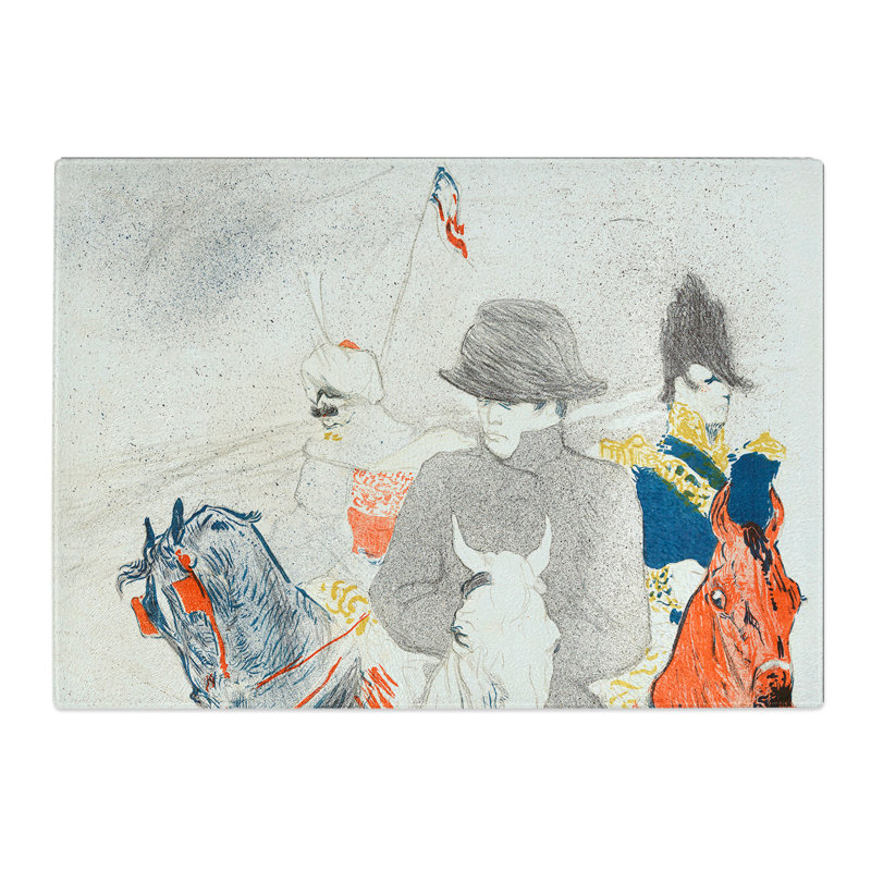 Napoleon by Henri De Toulouse-Lautrec Chopping Board, 28.5cm W x 39cm L
