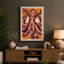 Octopus in Symmetry Boho - Wrapped Canvas-1484916751-1484916744