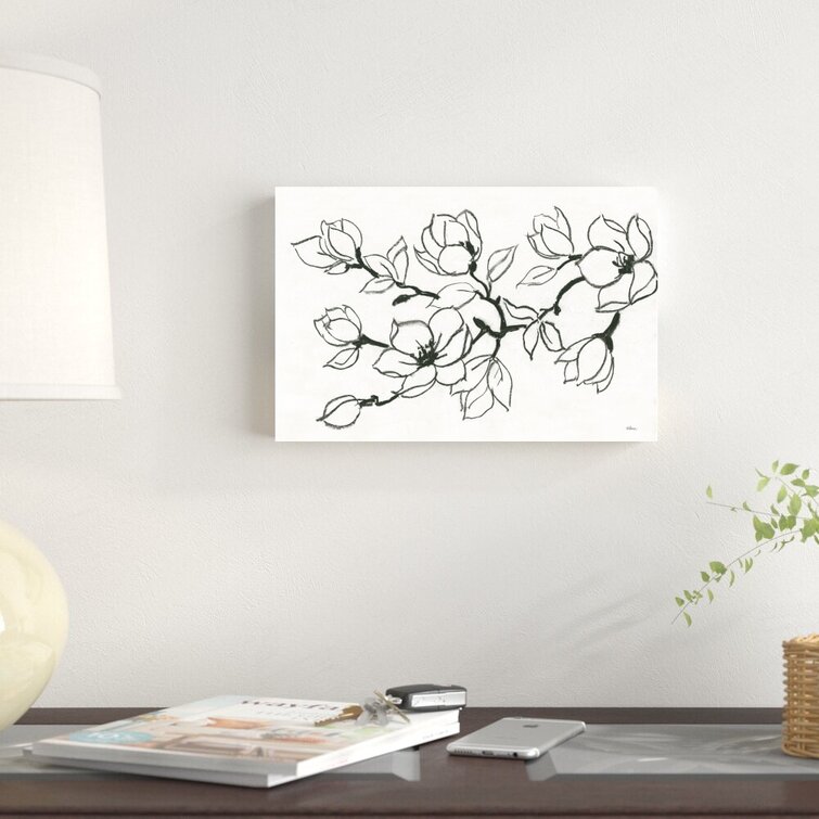 Poppy Flower Line Art - Minimalist Botanical Illustration - Black & Wh –  Happy Cat Prints
