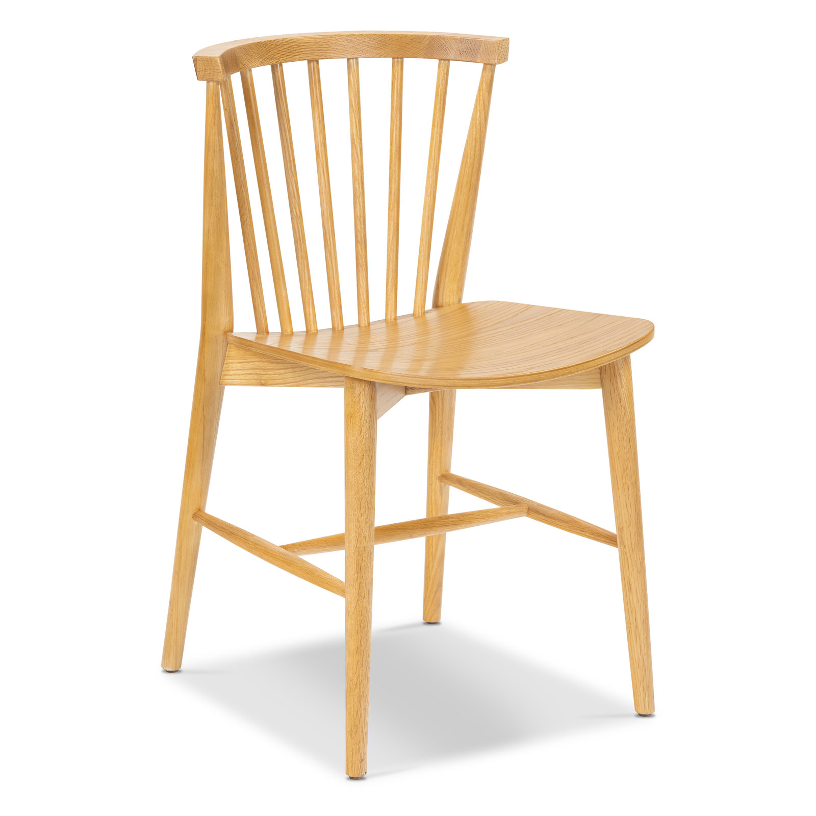  Slat Back Dining Chair, Oak