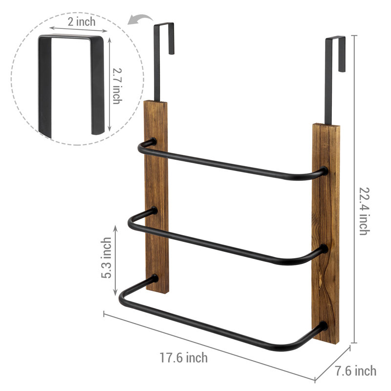 17.6 " Over-the-Door Towel Rack