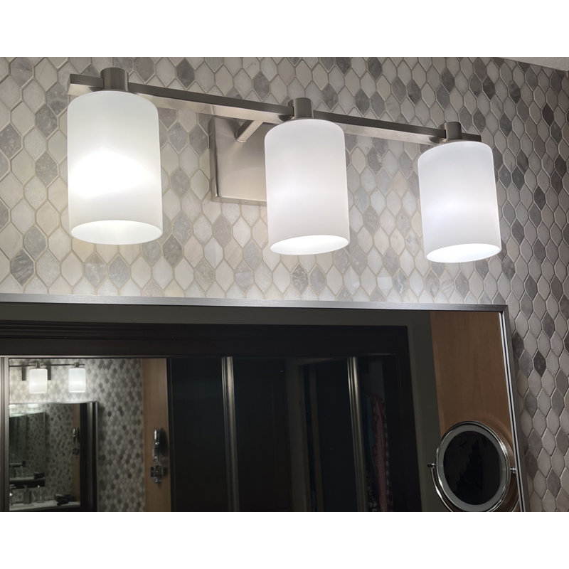 Éclairage pour salle de bain 3 lumières Verdi, Chrome