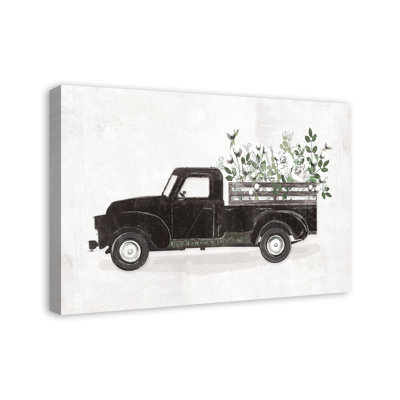 Camion fleur, reproduction sur toile