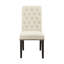 Chaise d'appoint rembourrée (ensemble de 2)