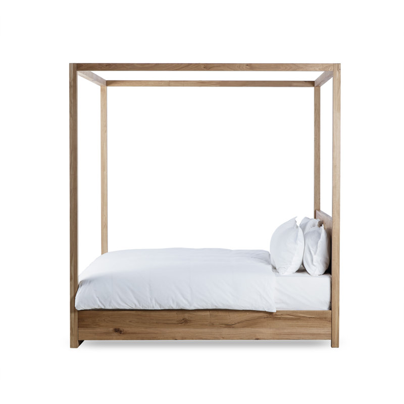 Thomas Bina Upholstered Canopy Bed, Queen