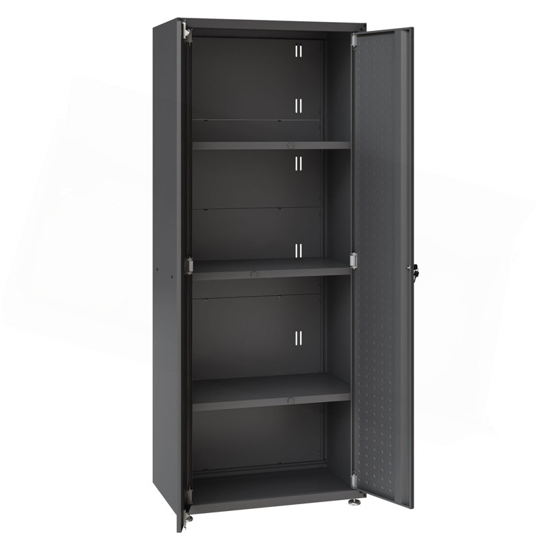 Grande armoire de garage gris anthracite, Charcoal Grey