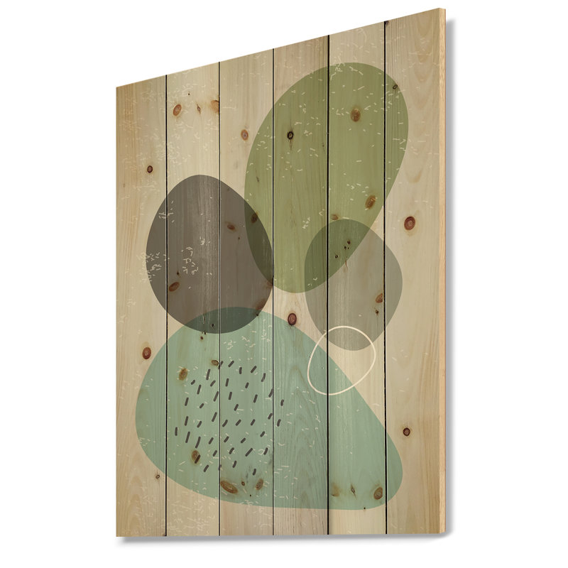 Compositions élémentaires et géométriques minimalistes XX XX XXVI - reproduction d'art sur bois sans cadre