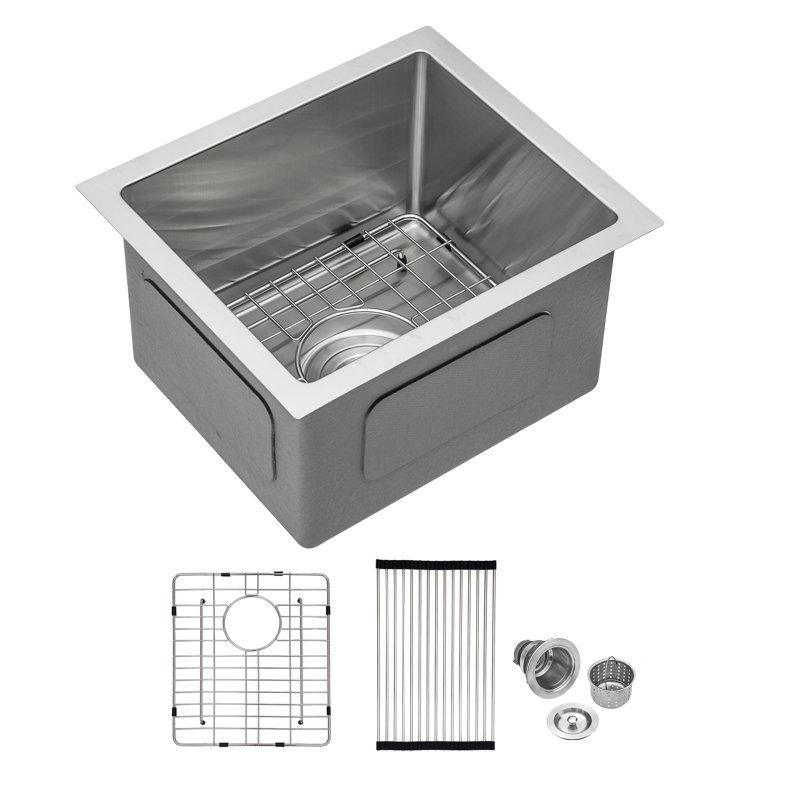14'' L Single Bowl Ceramic Kitchen Sink