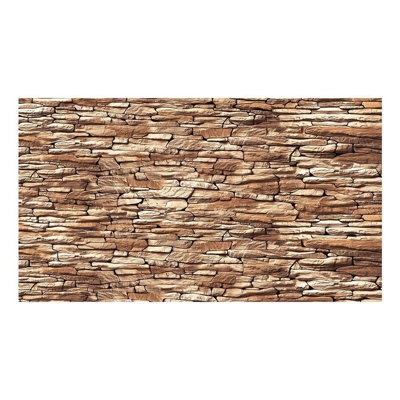 Urban Cave Stacked Stones Wall Mural