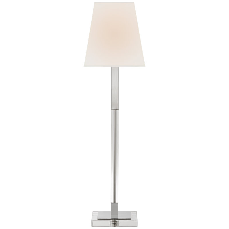 Chapman & Myers Reagan Buffet Lamp, Polished Nickel