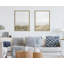 East Beach Left and Right by Amy Peterson Framed Canvas Wall Art Set